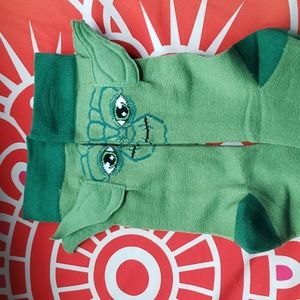 Brand new - 3D ears Yoda crew socks